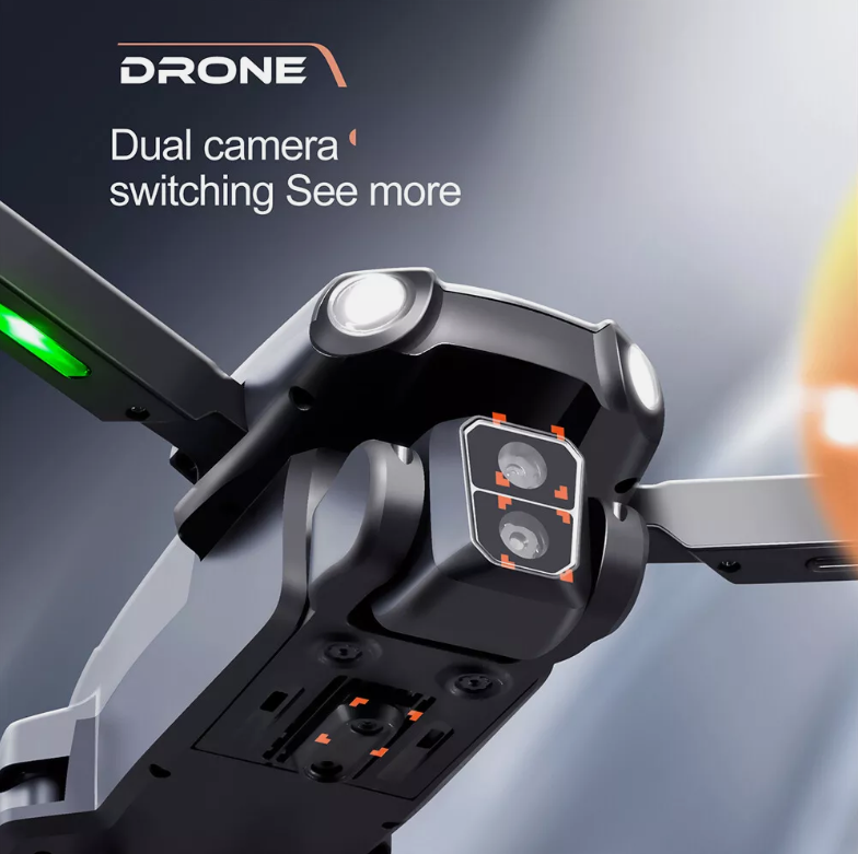 Foldable RC Quadcopter Drone with 5G WiFi, 4K HD Camera, Adjustable Angle, and GPS FPVCompact and portable with a foldable arm design, making it easy to carry