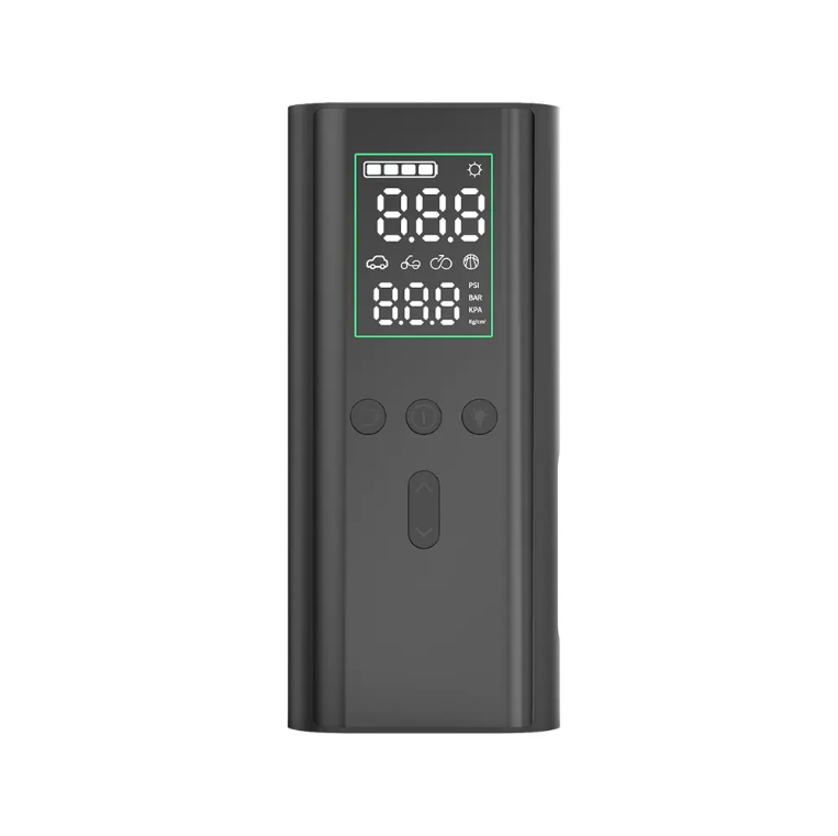 2 in 1 Car Jump Starter with Digital Auto Tire Inflator for Cars, Motorcycles, Bikes, and Balls,Portable Battery Booster and Air Compressor with Air Pump, Flashlight, USB Charging, and Power Bank