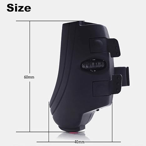 2.4 GHz Wireless Finger Ring Mouse, Rechargeable Mini USB Portable Mouse, Ergonomic Pocket-Sized Mouse for Office, Home, Laptops, Tablets, and Computers