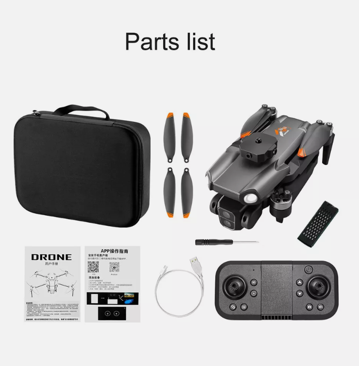 Foldable RC Quadcopter Drone with 5G WiFi, 4K HD Camera, Adjustable Angle, and GPS FPVCompact and portable with a foldable arm design, making it easy to carry