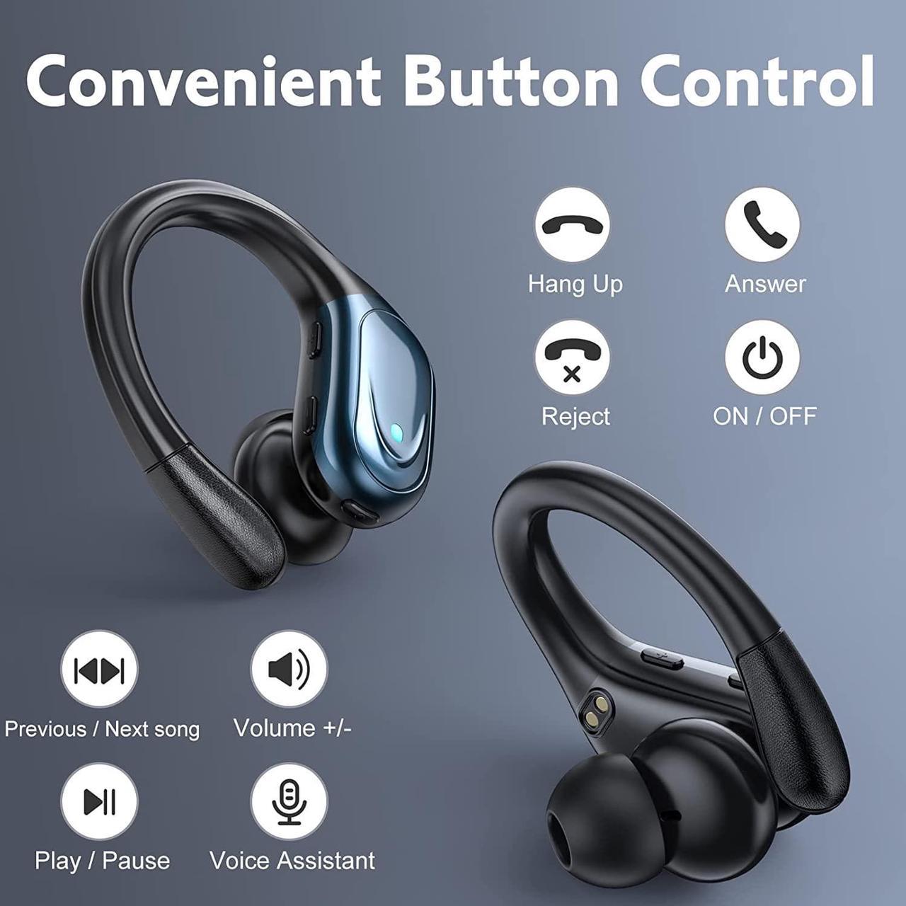 True Wireless Earbuds,Bluetooth In-Ear Headphones with Built-in Mic, 75 Hours Playtime, Digital Display, CVC 8.0 Noise Cancellation, and IPX7 Waterproof Rating, Perfect for Workouts, Running, and Outdoor Use