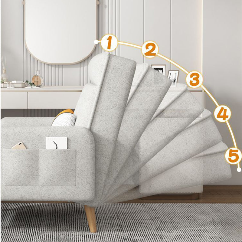 Tittle: Sofa Chair with Ottoman, Perfect for Bedroom, Living Room, or Office. High-Density Sponge-Padded Lounge Chair with Adjustable Backrest and Footrest, Storage Ottoman, and Side Pocket