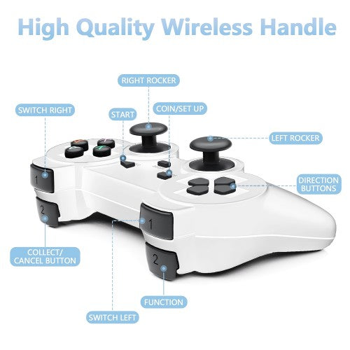 Pandora Box 26800 in 1 Game Console, Portable Retro Arcade Game Console with 10inch 1280 x 720P Display, For 1 to 4 players