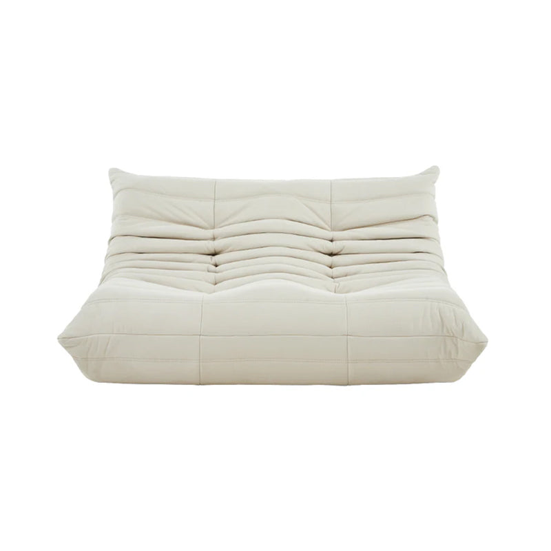 Cozy Togo Sofa, Single and Two-seater, Alcantara Fabric Loveseat Sofas
