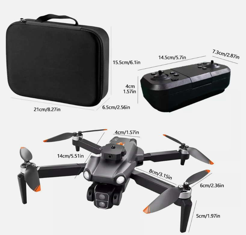 Foldable RC Quadcopter Drone with 5G WiFi, 4K HD Camera, Adjustable Angle, and GPS FPVCompact and portable with a foldable arm design, making it easy to carry