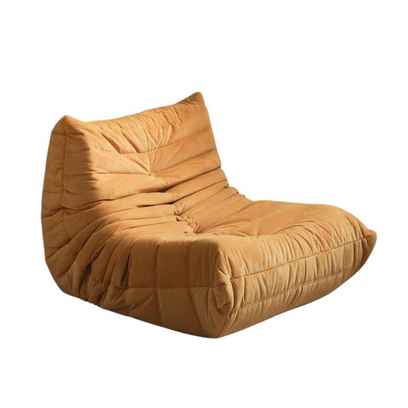 Cozy Togo Sofa, Single and Two-seater, Alcantara Fabric Loveseat Sofas