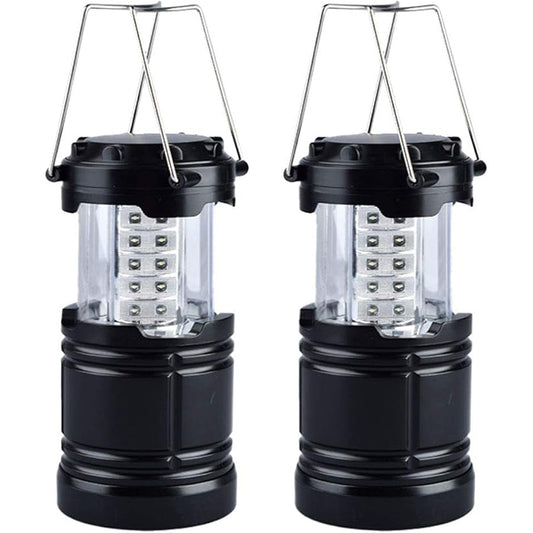 Etekcity LED Camping Lanterns (2-Pack) - Battery Powered Emergency Lights for Power Outages, Hurricanes, Survival Kits, Car Repair, Hiking, Fishing, Tent and Camping Gear