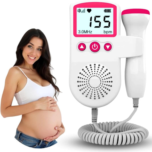 Heart Sound Transducer | Portable Fetal Monitor | Health Canada Licensed | Proudly Canadian | Baby Heartbeat Monitor | Handheld Prenatal Listening Device for Pregnancy Heart Rate Monitoring