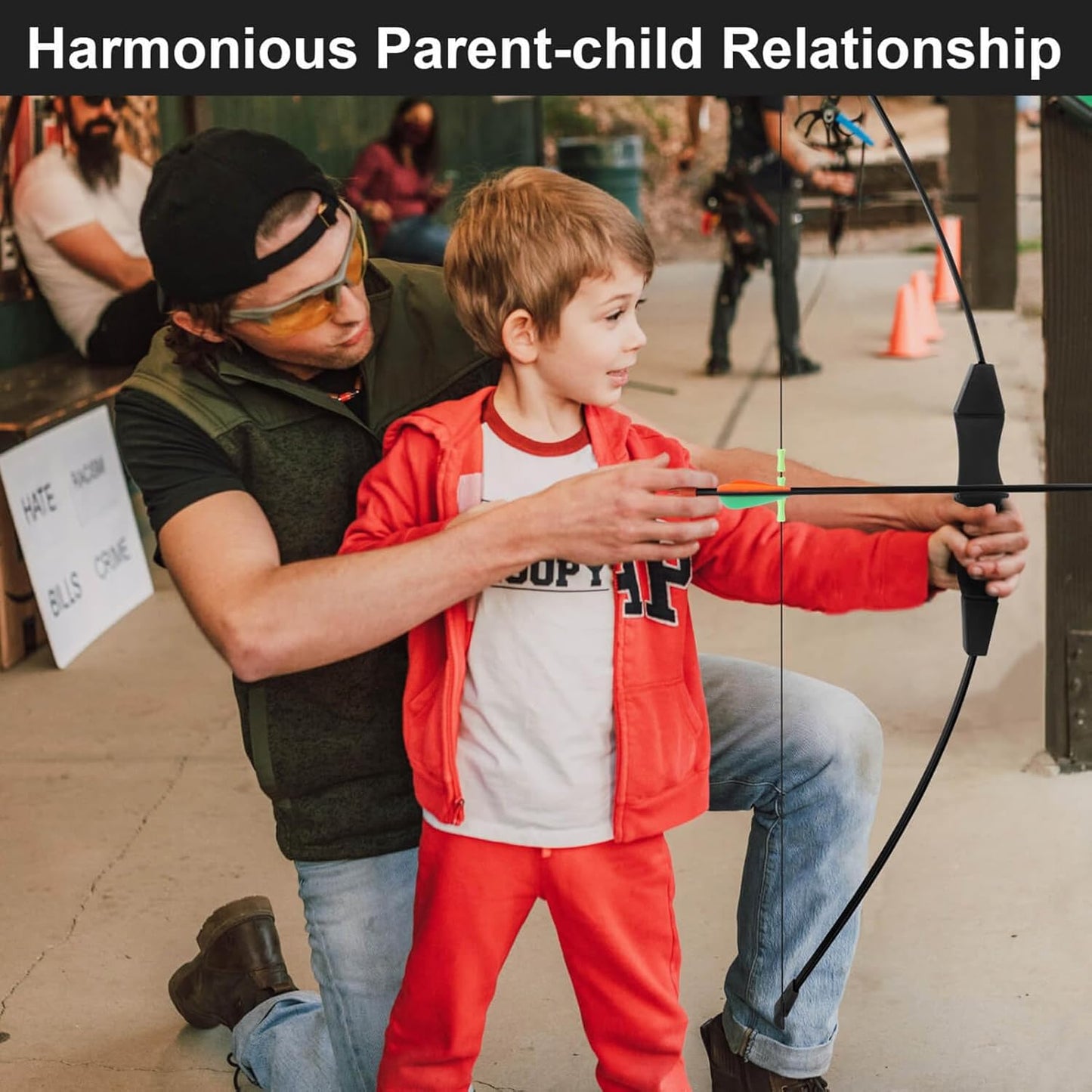 Outdoor Youth Recurve Bow and Arrow Set Children Junior Archery Training for Kid Teams Game Gift
