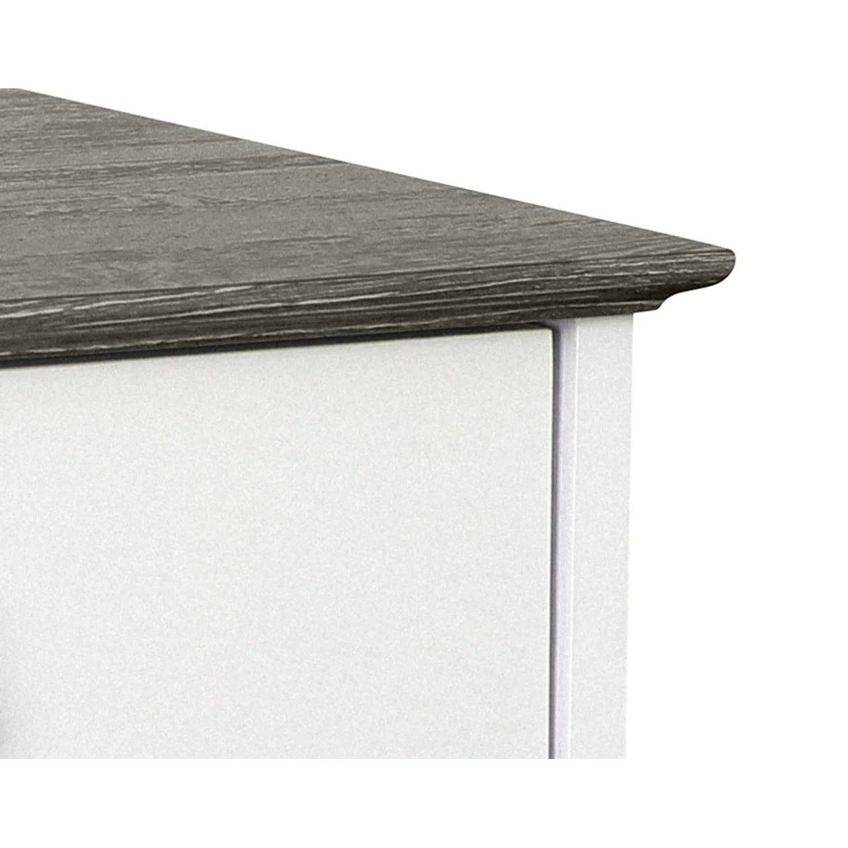 Maxxus White/Gray Oak 3-Drawer Lateral File Cabinet