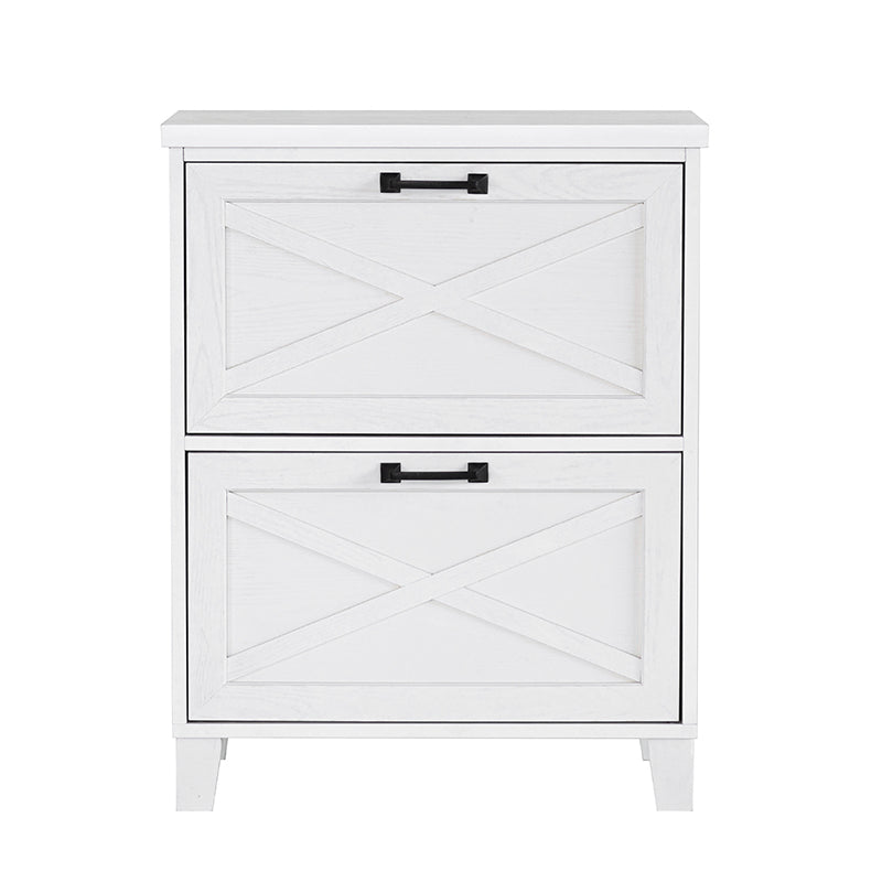 Maxxus 2 Drawer Filling Cabinet, White
