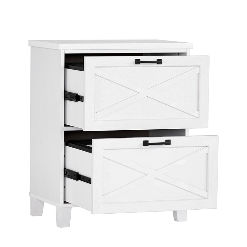 Maxxus 2 Drawer Filling Cabinet, White