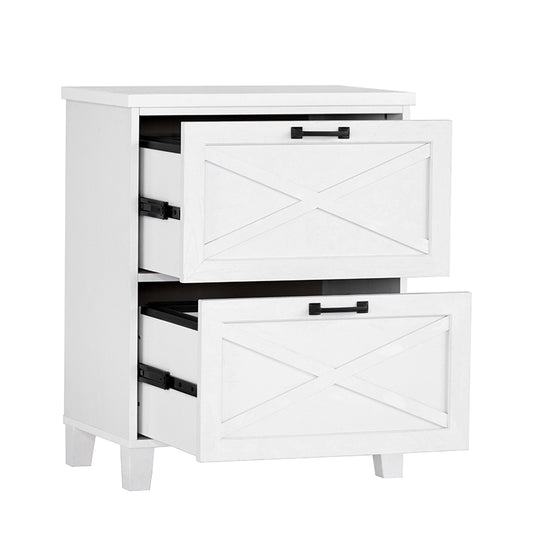 Maxxus 2 Drawer Filling Cabinet, White