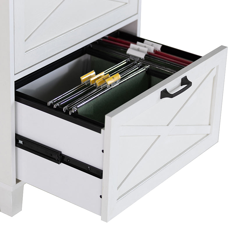 Maxxus 2 Drawer Filling Cabinet, White