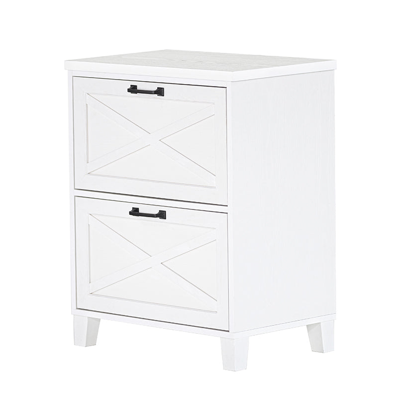Maxxus 2 Drawer Filling Cabinet, White