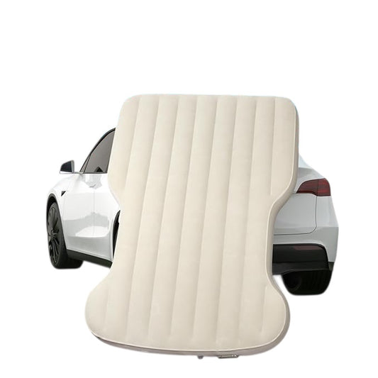 Customized Self-Inflating Mattress for Tesla Model Y and Model 3 (2021–2025), Comfortable Car Sleeping Pad with Cordless Rechargeable Air Pump, Portable Camping Mattress with Storage Bag